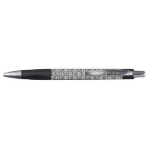 Stylo Dentelle blanche isolée sur PERSONNALISER arrière 