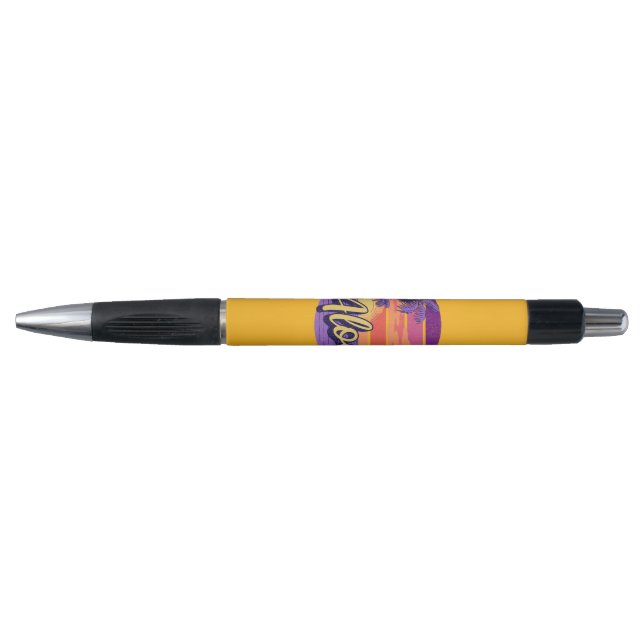 Stylo Design de texte de style rétro "Aloha" (Devant)
