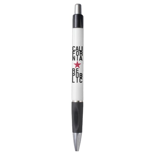 Stylo Design de texte original Californie République (Devant (Vertical))