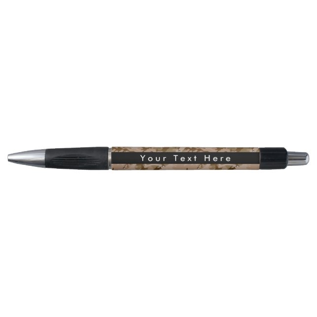 Stylo Dessert Camouflage Avec Cailloux, Militaire, Armée (Devant)