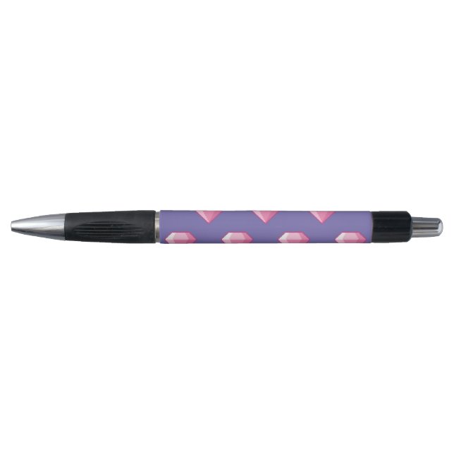 Stylo Diamant rose Pixel (Devant)