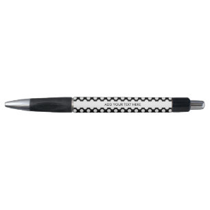 Stylo Dots sans couture motif blanc + votre backgr.