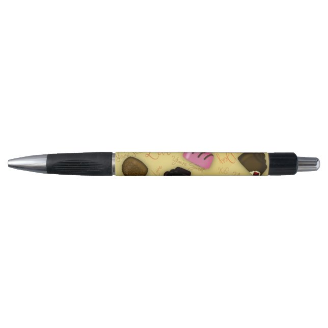 Stylo Douce Saint-Valentin - Motif de bonbons de la Sain (Devant)