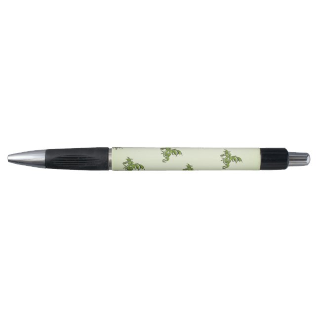 Stylo Dragon de combat vert (Devant)