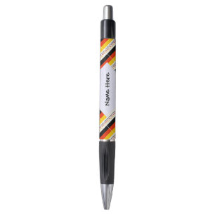 Stylo Drapeau allemand Deutschland Personnalisation noir