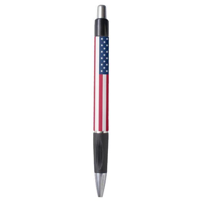 Stylo Drapeau américain - États-Unis d'Amérique - Patrio (Devant (Vertical))