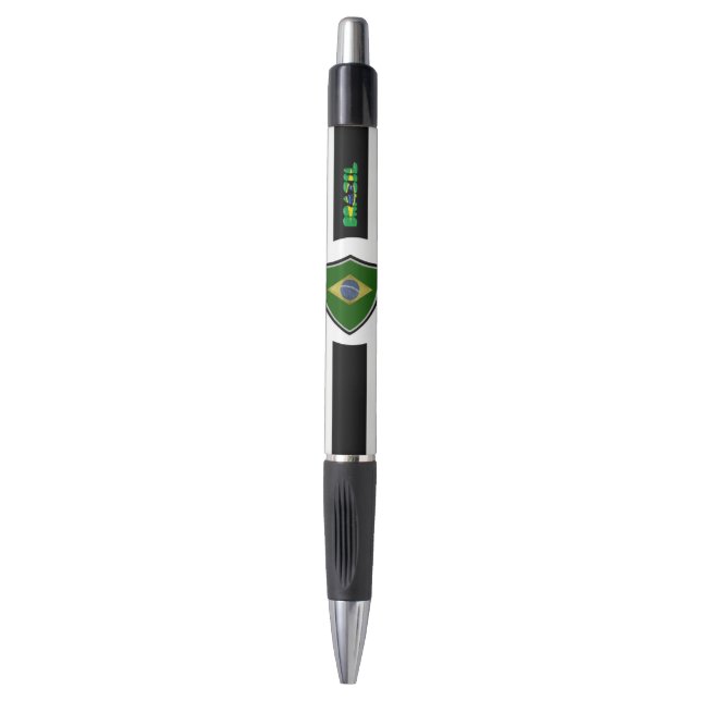 Stylo Drapeau brésilien (Devant (Vertical))
