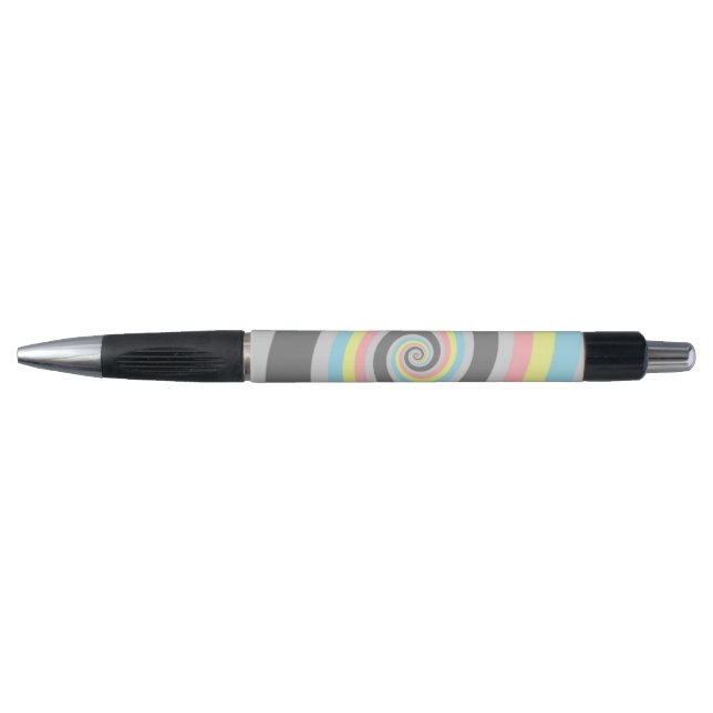 Stylo Drapeau de fierté Demiflux Spirale Abstraite Groov (Devant)
