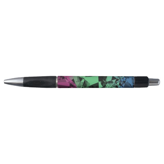 Stylo Drapeau de Fierté Polysexuel Groovy Éclectique Rét (Devant)