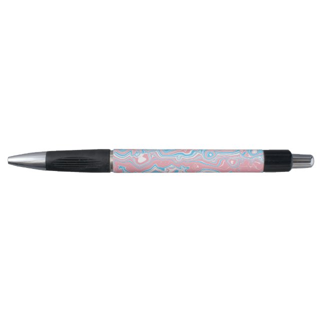 Stylo Drapeau de Fierté Trans Trippsy Boho Groovy Bandes (Devant)