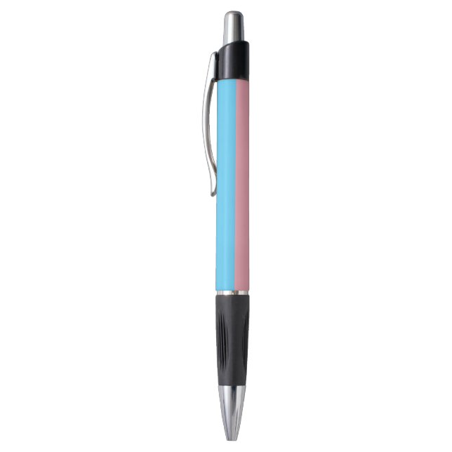 Stylo Drapeau de fierté transgenre (Haut (Vertical))