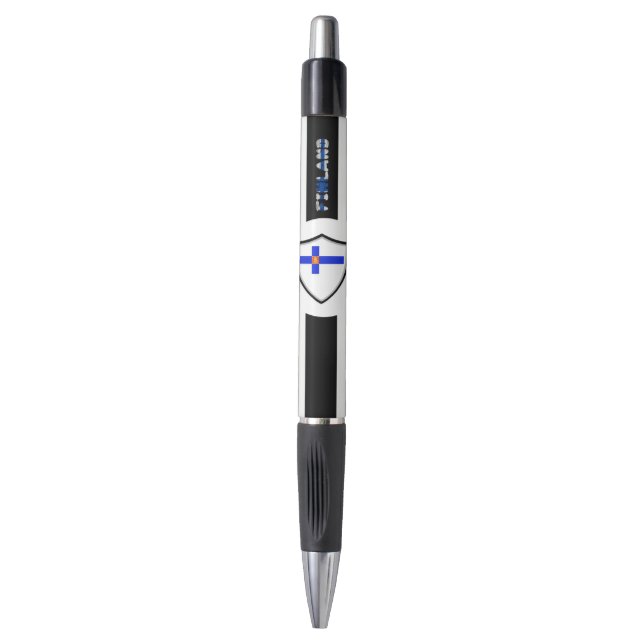 Stylo Drapeau finlandais (Devant (Vertical))