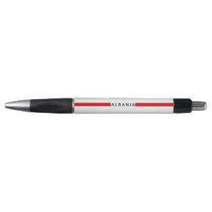 Stylo Drapeau minimaliste albanais