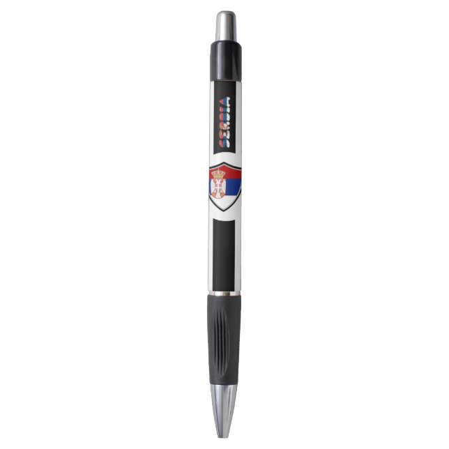 Stylo Drapeau serbe (Devant (Vertical))