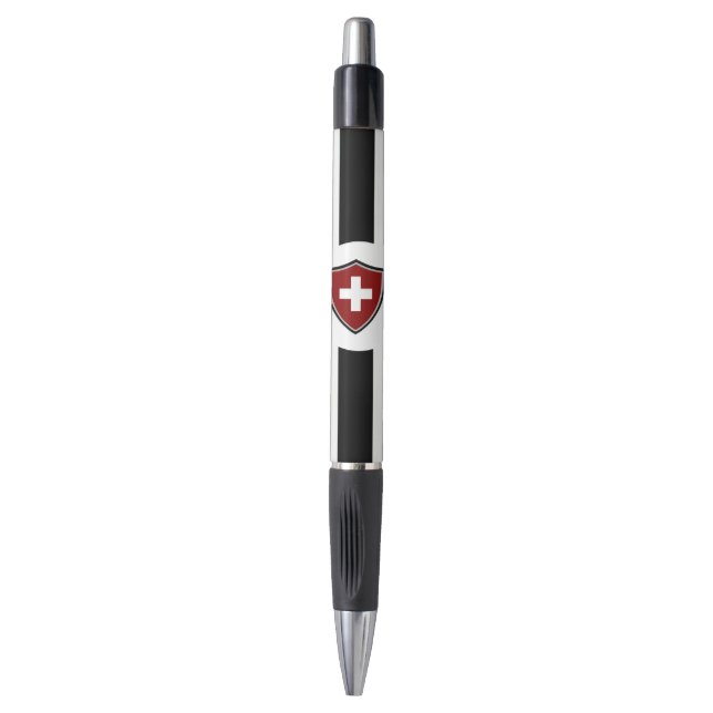 Stylo Drapeau suisse (Devant (Vertical))