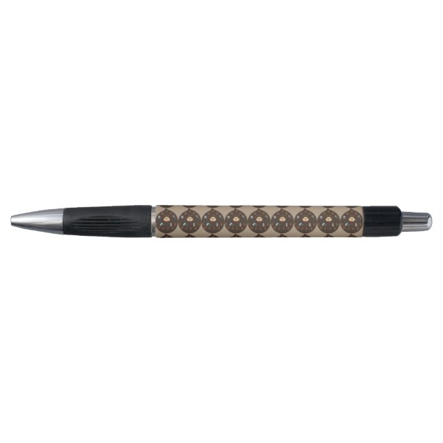 Stylo Drôle Papa Monstre Amoureux de Café (Devant)