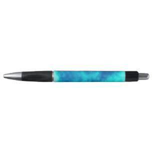 Stylo Effet de nuage orageux élégant bleu 