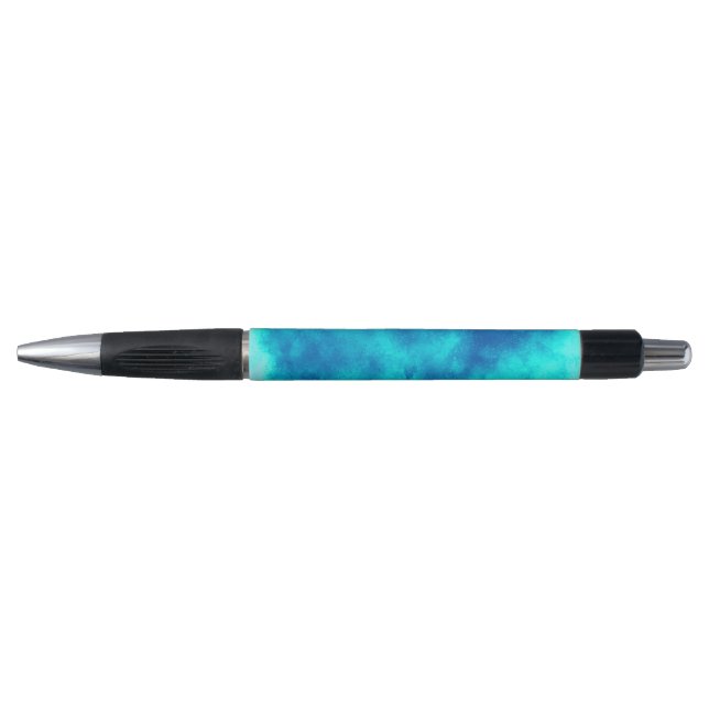 Stylo Effet de nuage orageux élégant bleu  (Devant)