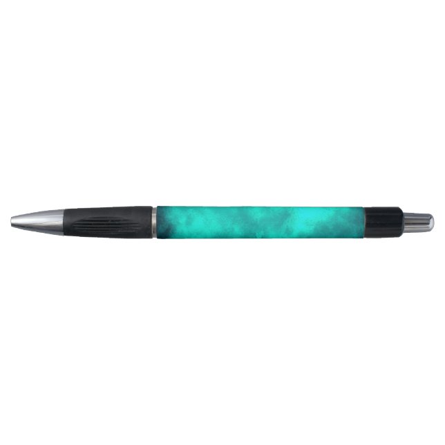Stylo Effet nuage tempête élégant en vert (Devant)