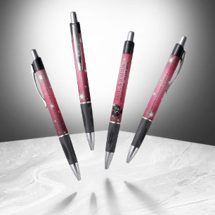 Stylo Élégant 52ème anniversaire de Mariage de rubis éto