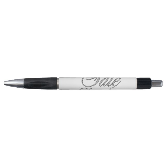 Stylo élégant à garniture blanche professionnelle  (Devant)