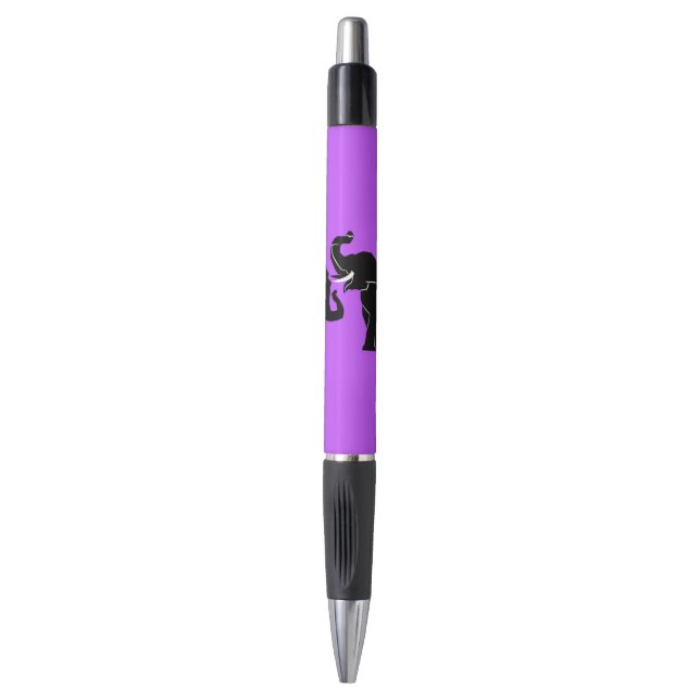 Stylo éléphant en couple (Devant (Vertical))