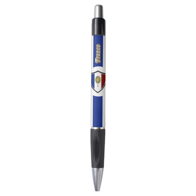 Stylo emblème français (Devant (Vertical))