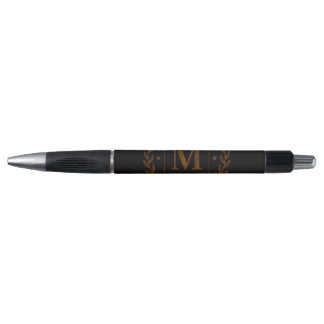 Stylo "Emblème Royal NMKY – Monogramme M Dessin de Crête