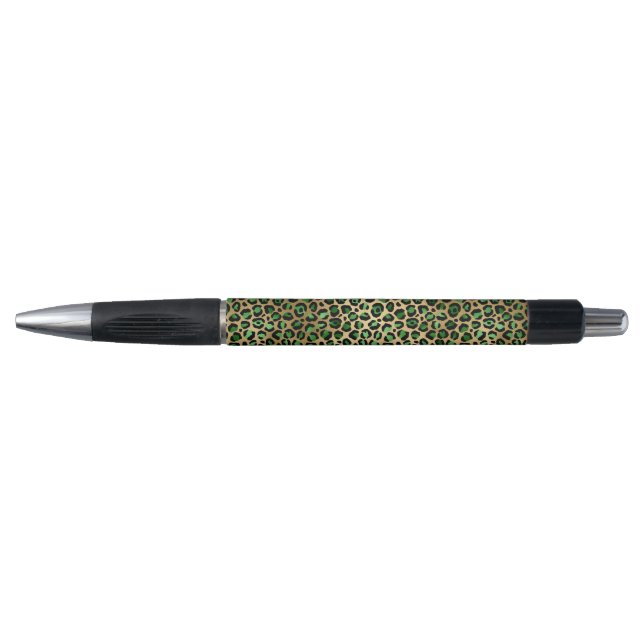 Stylo Emerald et Gold Safari Series Design 8 (Devant)