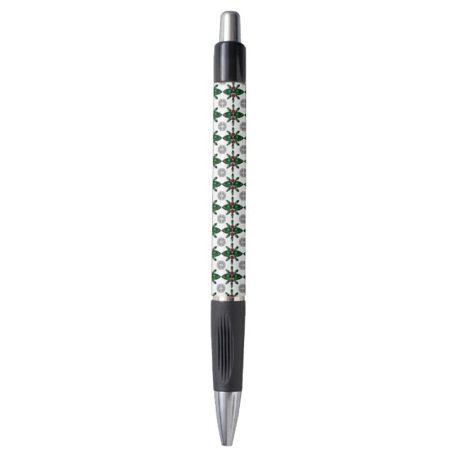 Stylo Emerald Ruby Diamond Gemstone Art Rouge Vert (Devant (Vertical))