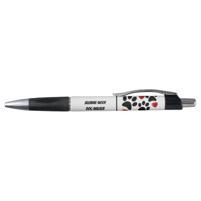 Stylo Empreinte de Patte de Chien Garde d'Animaux Domest (Haut)