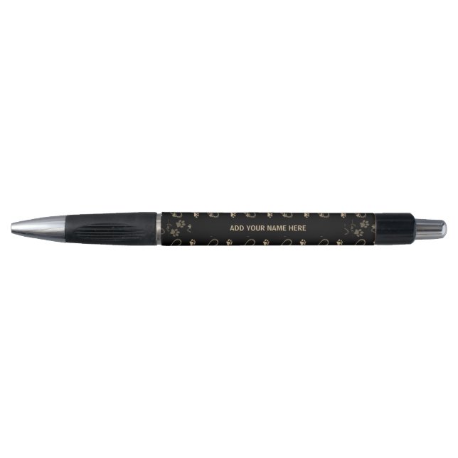 Stylo Empreintes de pattes de CHIENS mignons et COEURS A (Devant)