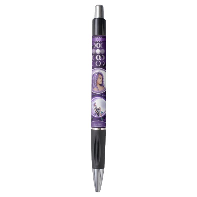 Stylo Enfant de lune violette (Devant (Vertical))