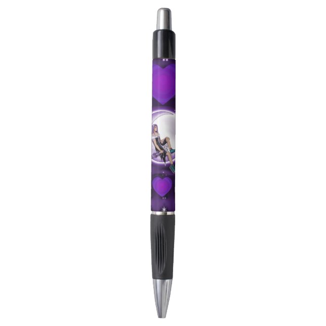 Stylo Enfant de lune violette (Devant (Vertical))