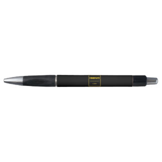 Stylo Entreprise personnalisée noir moderne sur mesure