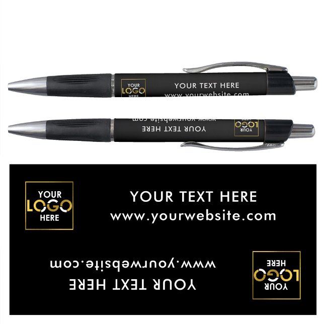 Stylo Entreprise Votre Logo Ici & Promotionnels Branding (Company Your Logo Here & Promotional Branding Gift Pen)