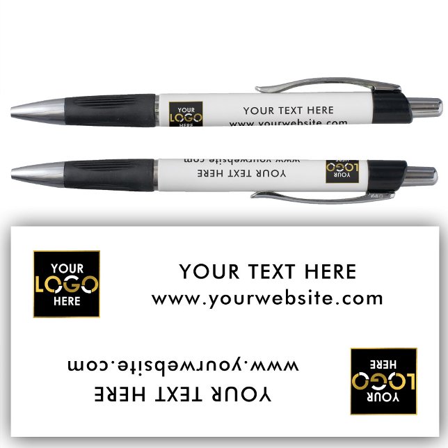 Stylo Entreprise Votre Logo Ici & Promotionnels Branding (Company Your Logo Here & Promotional Branding Gift Pen)