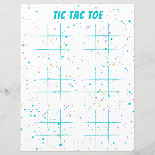 Stylo et papier Jeu Tic Tac Toe Amusant