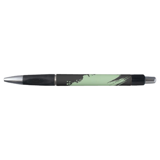 Stylo Eucalyptus Noir doux Emmy (Devant)