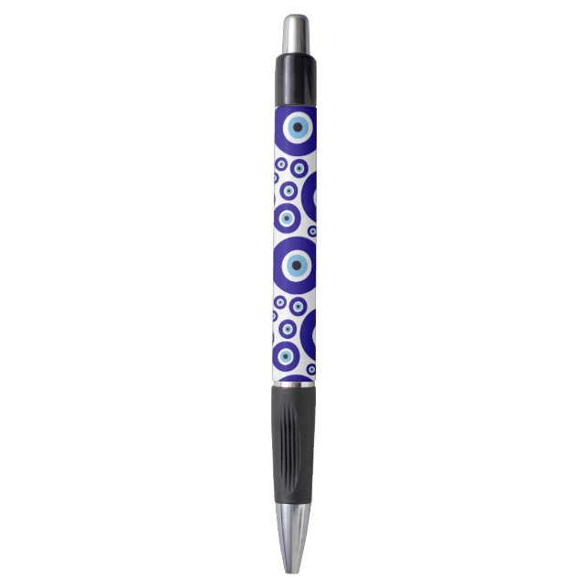 Stylo Evil Eye Pattern, Greek Eye, Turkish Eye, Nazar (Devant (Vertical))