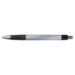 Stylo Faux fond en argent brossé