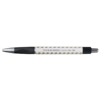 Stylo Faux Gold Zigzag Chevron Motif personnalisé