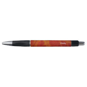 Stylo Feuille d'érable rouge Abstraite Automne Photograp
