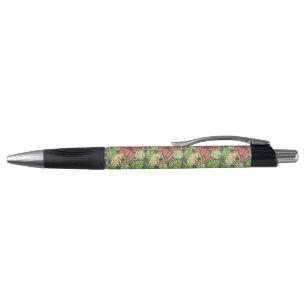 Stylo Feuille et éléphants exotiques de jungle