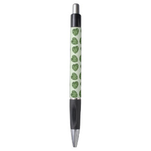 Stylo Feuilles de palmiers, Feuilles verts, Motif tropic