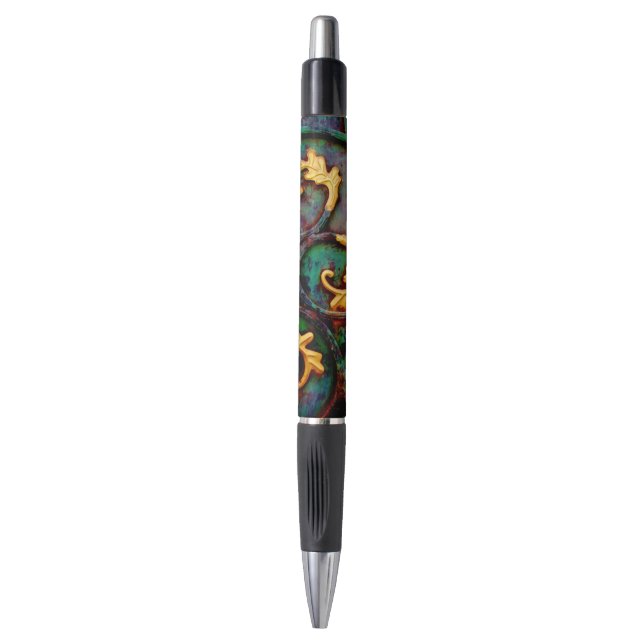 Stylo Feuilles métalliques (Devant (Vertical))