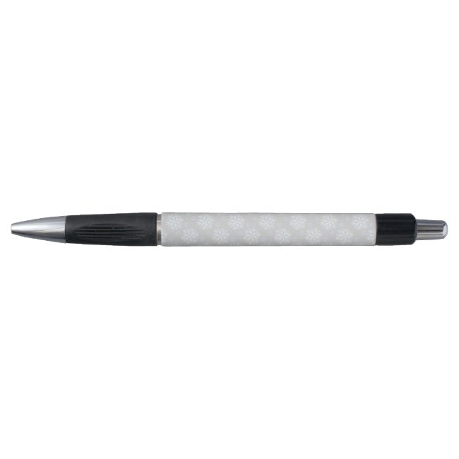 Stylo Flacons de neige gris blanc (Devant)
