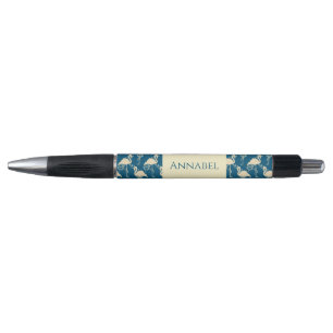 Stylo Flamant rose d'inspiration Art déco personnalisée