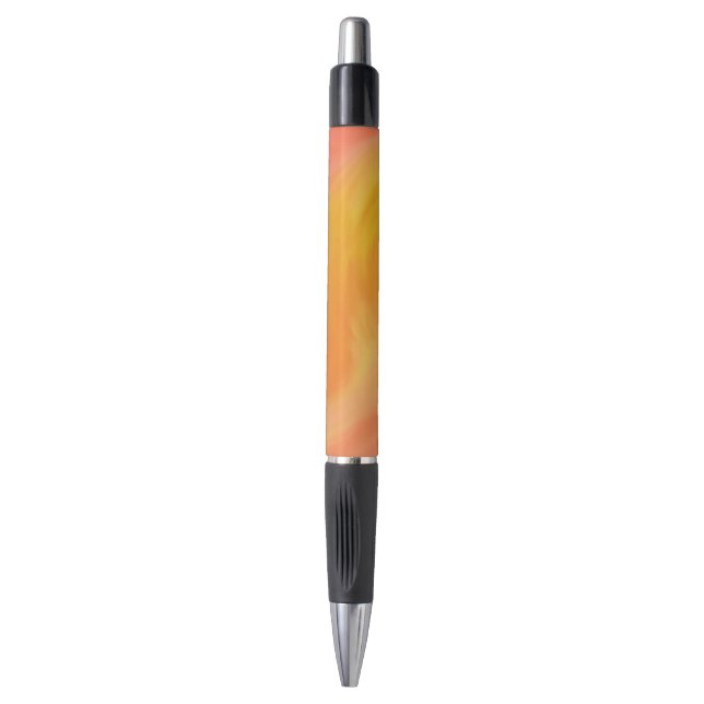 Stylo Flammes Abstraites Vagues orange rose (Devant (Vertical))
