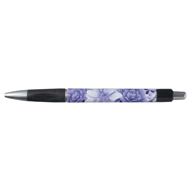 Stylo Fleur Bleue (Devant)